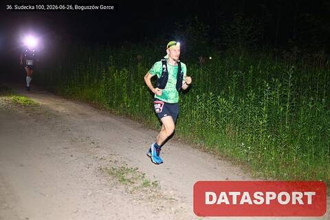 Michał during Sudecka 100 2026