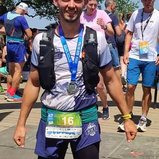 Piotr during Supermaraton Gór Stołowych 2026
