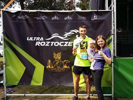 Michał during Roztocze Ultra Race 2019