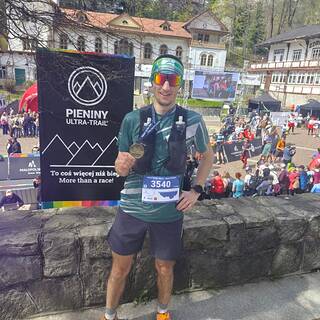 Michał during Pieniny Ultra-Trail 2026