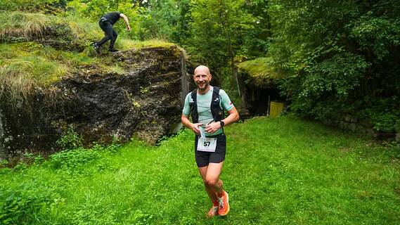 Paweł during Ultramaraton Powstańca 2026